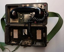 Original NVA Feldtelefon FF63 DDR Armee Telefon Grenztruppen Fernsprecher