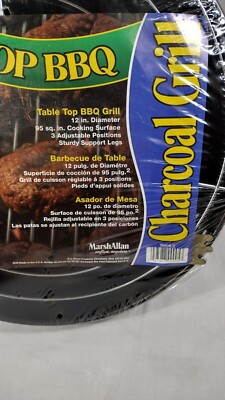 12'' Table Top TableTop BBQ Portable Charcoal Grill by any time anywhere New