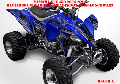INVISION KIT GRÁFICO DE DECORACIÓN ATV YAMAHA YFZ 450 04-14, YFZ 450R RACER-X, CALCOMANÍAS B - Imagen 3 de 12