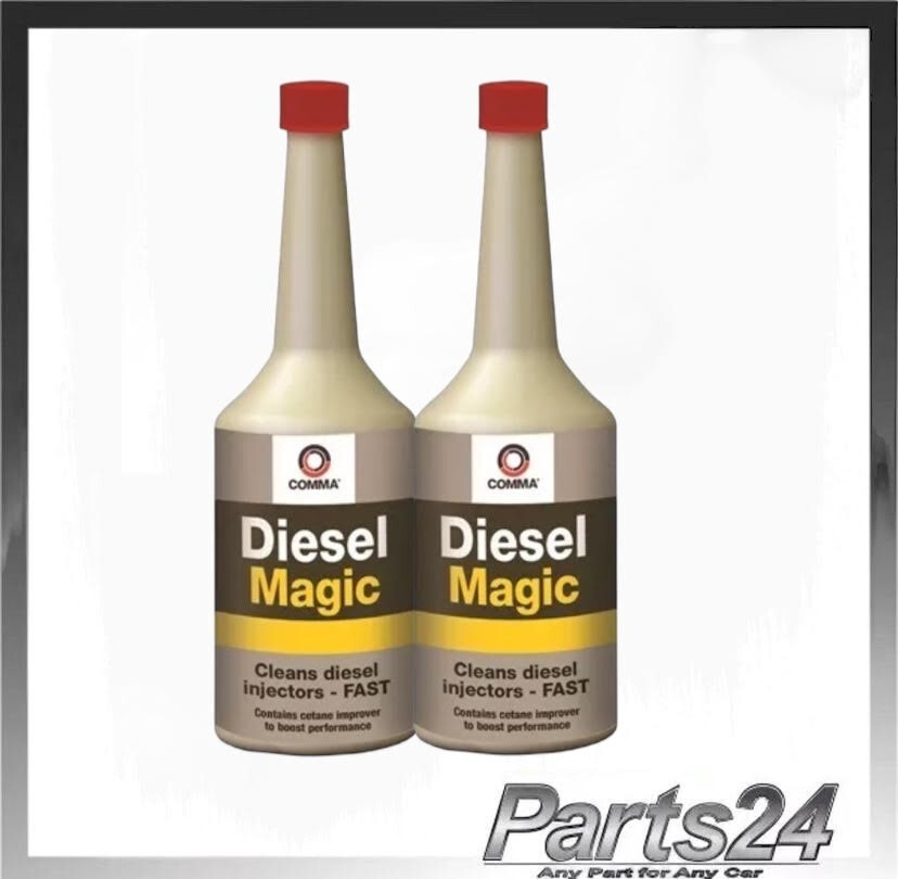 2x COMMA DIESEL MAGIC ADDITIVE BOOST POWER FUEL ECONOMY & REMOVE HARMFUL DEPOSIT