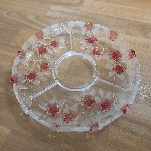 Walther Glas Carmen Relish Tray 4 Compartments - Picture 2 of 3