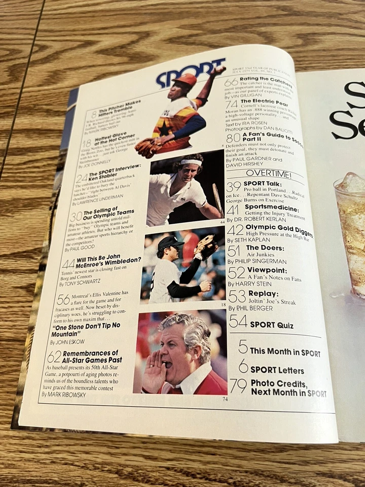 Sport Magazine July 1979 J.R. Richards Cover Ken Stabler Interview - Image 2 of 4