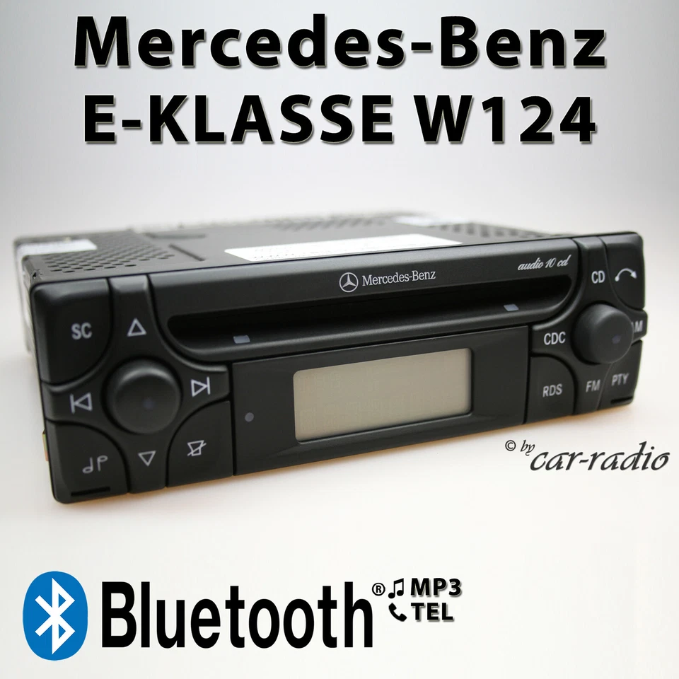 Original Mercedes W124 Radio Bluetooth E-Klasse A124 C124 S124 124 CD Autoradio - Bild 2 von 4