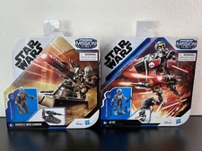 Set of 2 Star Wars Mission Fleet The Mandalorian Hover And Tech ( Bad Batch) New