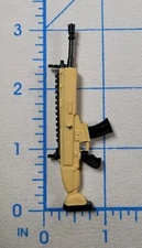 Hasbro Fortnite SCAR-H Assault Rifle Gun Weapon Prop Fodder 6" 1/12 Scale Siona