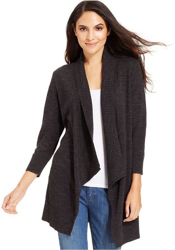 Eileen Fisher Draped Open Front 