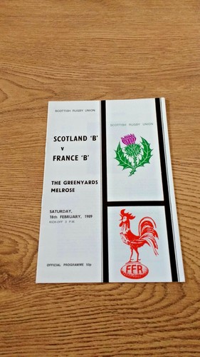 Scotland v France Rugby Programmes 1948 - 2012 - Picture 49 of 66