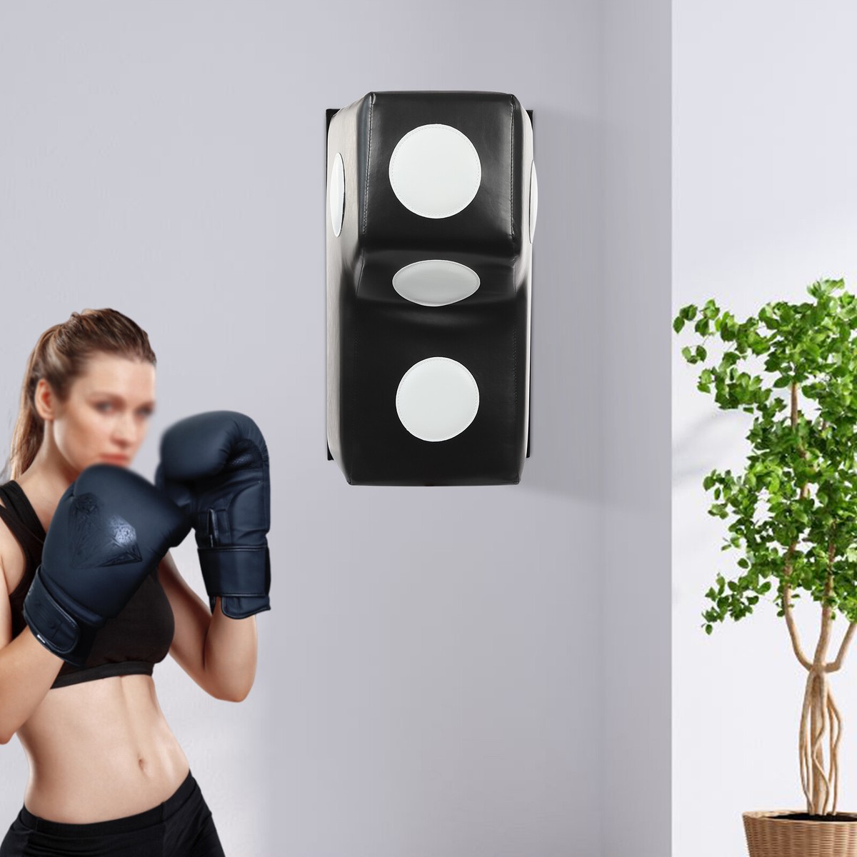 Wall Mount Punching Bag, Boxing Training Equipment for Hooks Uppercut  Boxing Bag