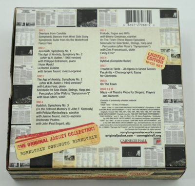 Leonard Bernstein Conducts The Original Jacket Collection 10 CD