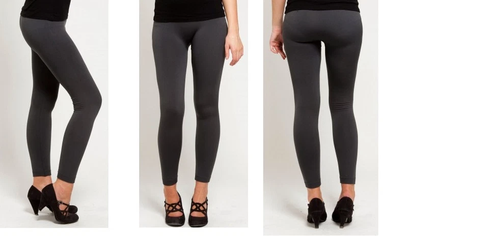 FOOTLESS 女式羊毛内衬里紧身保暖厚冬季打底裤 SK 均码 — 第 4/4 张图片