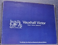 1964 Vauxhall Victor Brochure Super Deluxe Estate Car Wagon Excellent Original