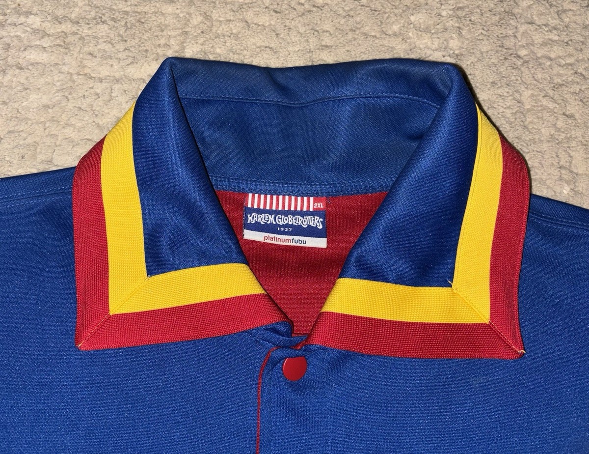 Vintage Platinum Fubu Harlem Globetrotters Basketball Warmup