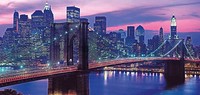 Puzzle (13200 T.) Weltmetropole New York In Der AbenddäMmerung (Clementoni) NEU