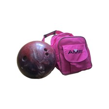 Bowling Ball USA und Tasche Pink Galaxy Active Sport Club Ausrüstung 