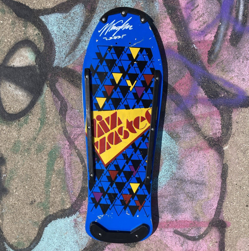 Sport Fun Custom Built Diz Zaster Skateboard Deck Sims Autographed Mike Folmer