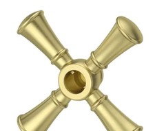 Pfister Tisbury Diverter Trim Cross Handle HHL-089TBBG Brushed Gold