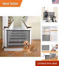 Dog Screen Mesh Gate for House, Stairs and Doorways, 29 x 41 in