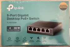 NEW TP-Link 5-Port Gigabit Desktop PoE Switch TL-SG10005P 