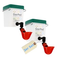 2er Set Beckentr&auml;nke 500 ml K&uuml;ken Nager Hasen H&uuml;hner Gefl&uuml;gel Tr&auml;nke Becken