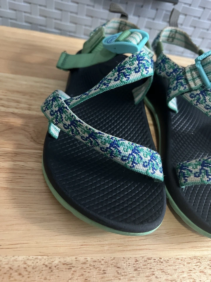 Chaco Z/1 Ecotread Blue Hiking Sport Water Sandals Shoes Youth Size 3 - Image 3 of 4
