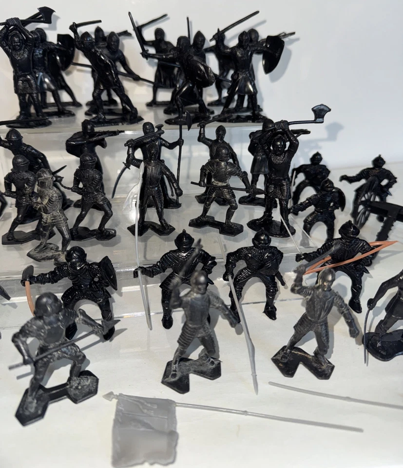 Marx Caballeros Medievales Cruzados 60MM Negro etc Otras Figuras Marx Foto 4 de 4