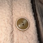 Anthropologie Women’s Small Sherpa Cream Button Up Jacket Collar EUC — photo 2