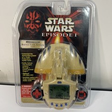 1999 Star Wars Episode I Battle Tank Attack Game by Tiger Electronics NEW NOS