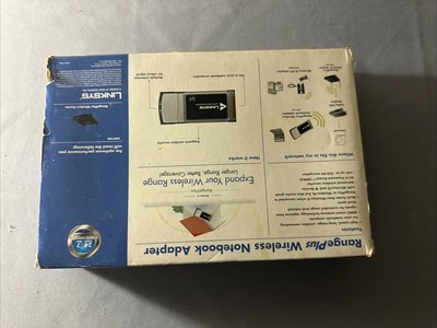 Cisco Linksys WPC100 Wireless Adapter MIMO Network Notebook Range Plus Complete