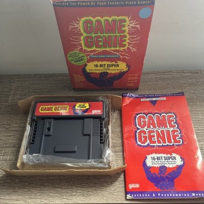 Game Genie SNES Super Nintendo 16-Bit Complete in Box w/ Manual READ