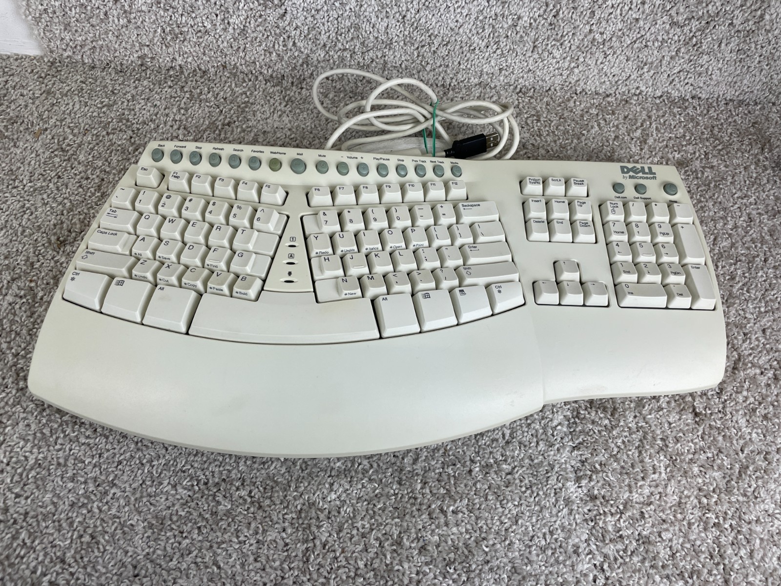 Dell by Microsoft Ergonomic Natural USB Keyboard Pro RT9403 