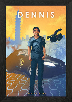 Dennis Linus Tech Tips Gerahmtes Wandbild Poster Leinwanddruck Bild
