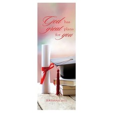 God Has Great Plans For You-Wonderful Graduation X-Stand Banner Display