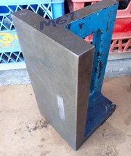 LOT M67  8"X9"X 16" CAST IRON HEAVY ANGLE PLATE MACHINIST SETUP TOOLING