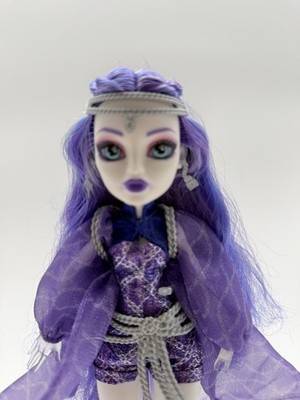 Monster High Spectra Vondergeist Doll Purple Gothic Outfit Glasses