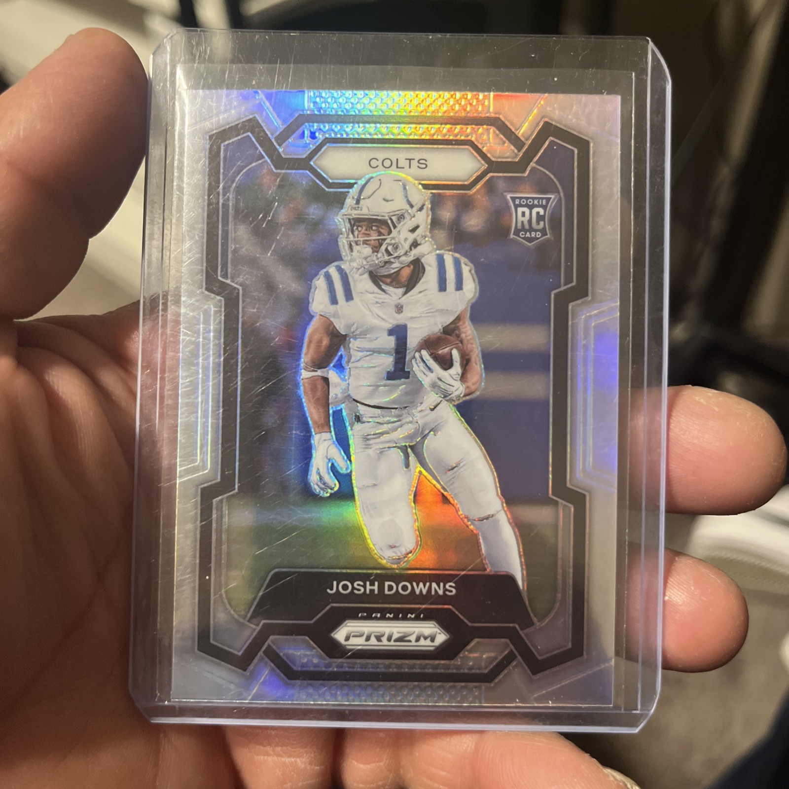 2023 Panini Prizm - Rookies Josh Downs #345 Silver Prizm (RC)