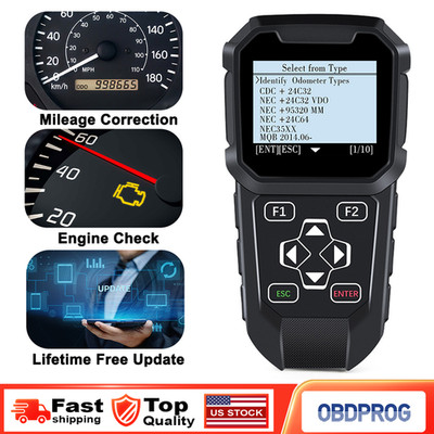 Automotive Mileage Adjustment Odometer Correction OBD2 Scanner Diagnostic Tool