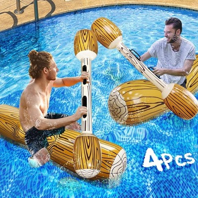 Gesetzte Aufblasbare Schwimm Reihe Spielzeug Kanu Schwimmendes Wasserspielzeug