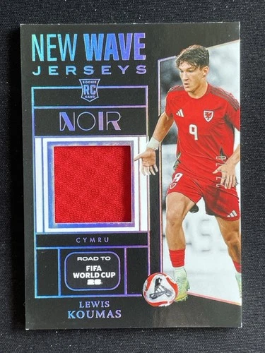 Lewis Koumas 2025-26 Panini Noir Road To Fifa World Cup New Wave Jerseys RC /70