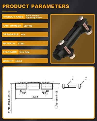 15pc Set Front Suspension Kit Tie Rod End Adjusting Sleeve Sway Bar Link Lower - Image 2 of 4
