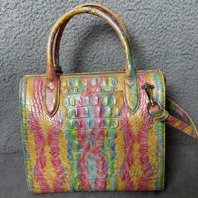Brahmin Small Caroline Saltwater Taffy Melbourne Handbag Satchel Shoulder Bag
