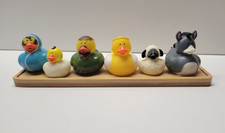 RUBBER DUCK NATIVITY SET JEEP CHRISTMAS COLLECTABLE HOLY FAMILY KIDS TOY BATH