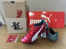TACOS PUMA EVOPAWAER 1.2FG "ROJO DORAGON US7.5/25.5cm/UK6.5/EU40 NUEVOS.