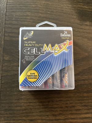 Cell Max Super Heavy Duty AA Alkaline 24 Hard Pack (CM-R6P-PBH24)