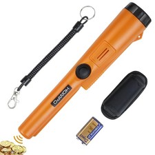 HOMPO Metal Detector Pinpointer - Fully Waterproof Handheld Pin Orange
