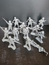 13 Vintage Gray Army Men