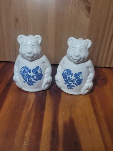 Rare? Vintage Pfaltzgraff Yorktowne Teddy Bear Ornaments