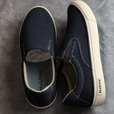 SeaVees Hawthorne Men's Slip-On Academy Blue Suede (Men's)