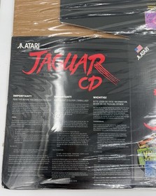 UNFOLDED Brand New Atari Jaguar & CD Console Box Only Shipped Quickly & Securely