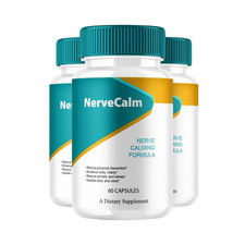 3-Pack Nerve Calm Capsules, NerveCalm Max Strength Advanced Formula-180 Capsules