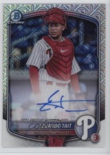 2025 Bowman Chrome Prospect Mega Box Auto Eduardo Tait #BMA-ET Auto 0rd2